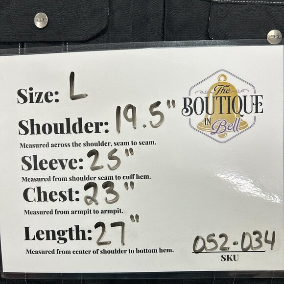 Speed and Strength L Black Motorcycle Jacket Embroidered “Little Miss Dangerous” - Picture 10 of 12